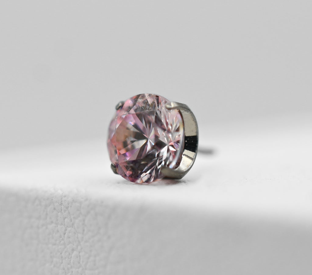 Morganite CZ Prong by NeoMetal
