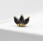 Triple Marquise Fan Color CZ by Junipurr