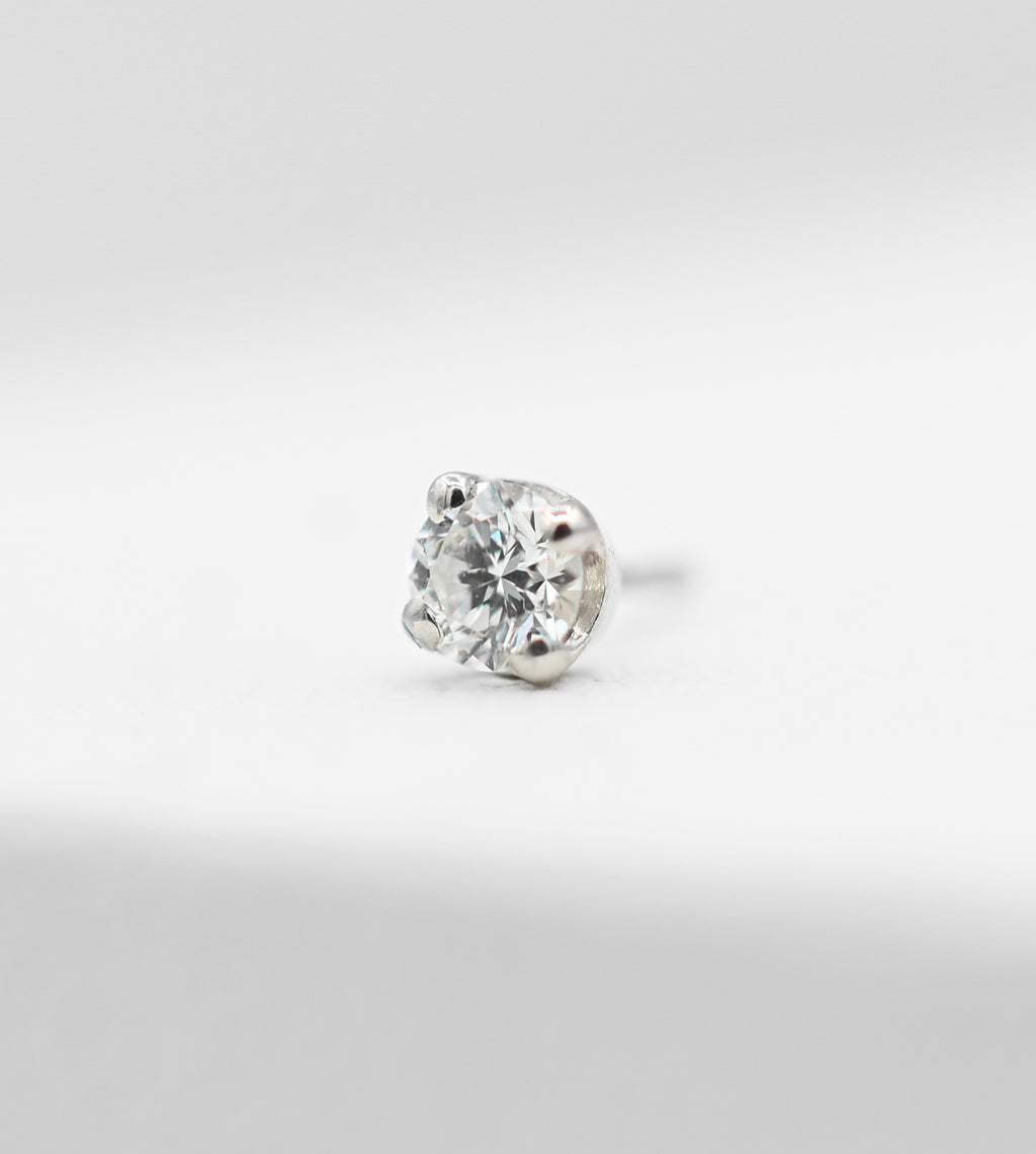 Round Prong-Set Diamond by BVLA
