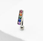5-Gem Channel Set Rook Curve by Industrial Strength