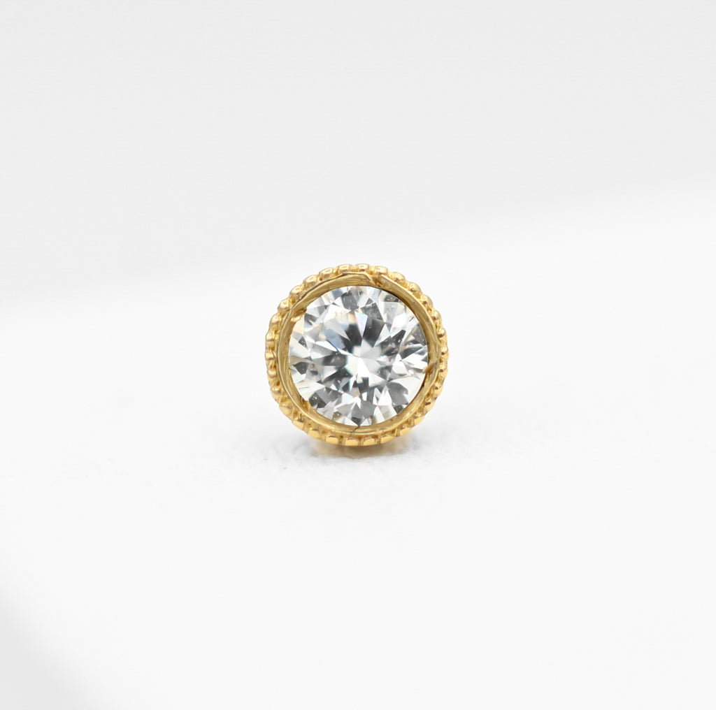 Scalloped Bezel Genuine Diamond 3mm by Kiwi Diamond
