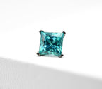 6mm Threaded Princess Cut CZ by Industrial Strength