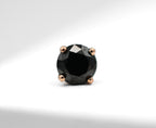 Black CZ Prong by Body Gems
