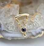 Helena with Colored CZ by Junipurr Jewelry