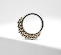 Aurous Titanium Seam Ring by LeRoi Fine Jewelry