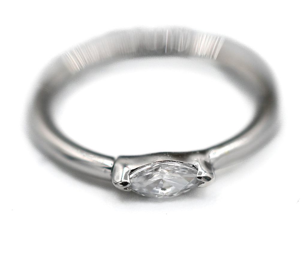 Zuri CZ Seam Ring by Buddha Jewelry Organics