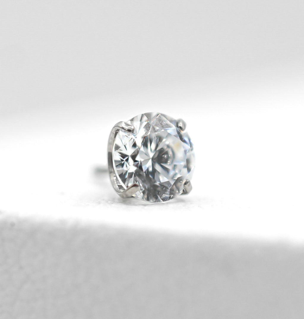 Clear CZ Prong by NeoMetal