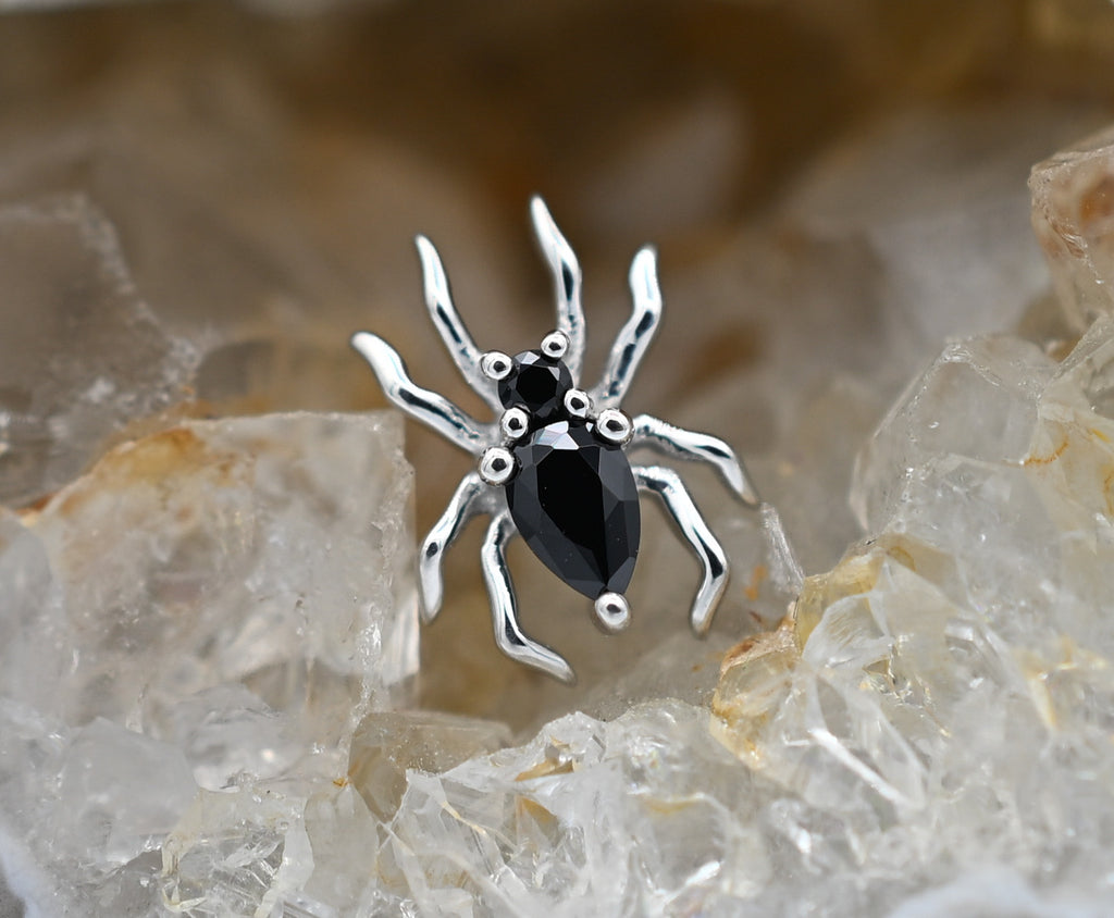 Arachne - Black Spinel - by Buddha Jewelry