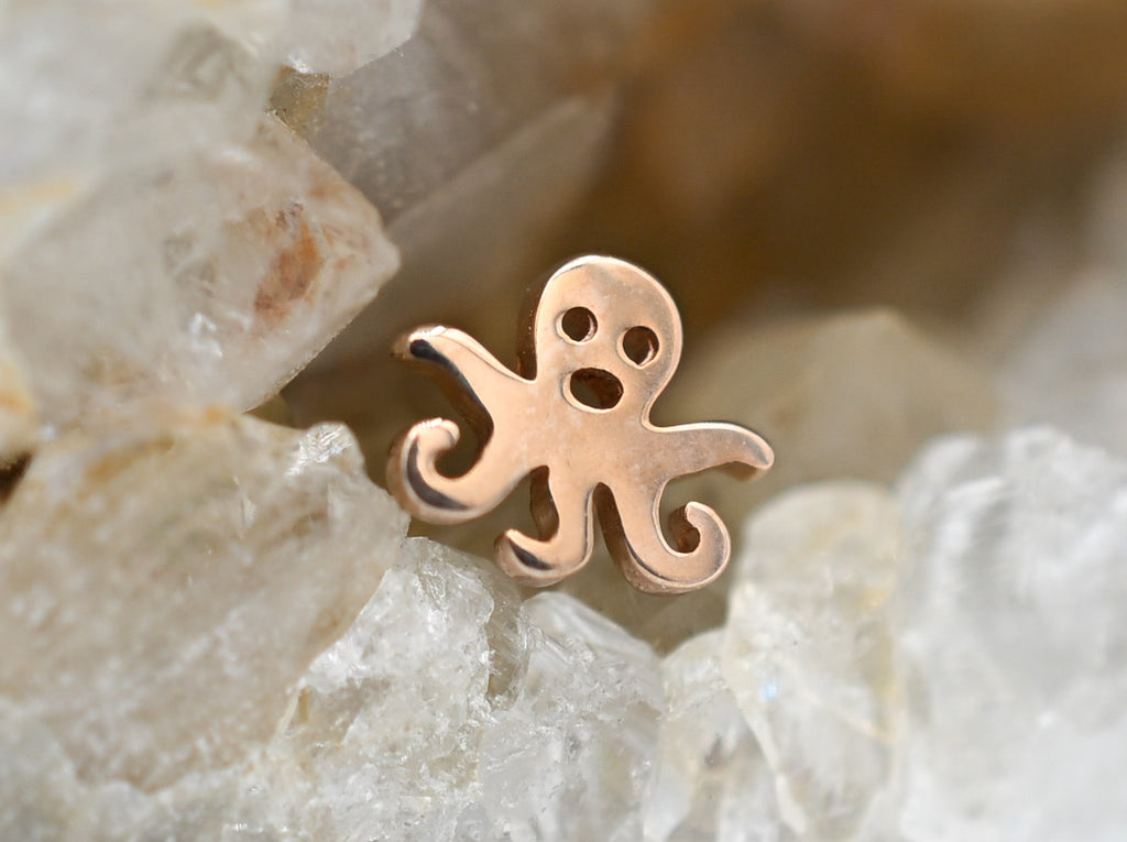 Rose Gold Octopus by Junipurr