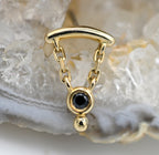 Helena with Colored CZ by Junipurr Jewelry