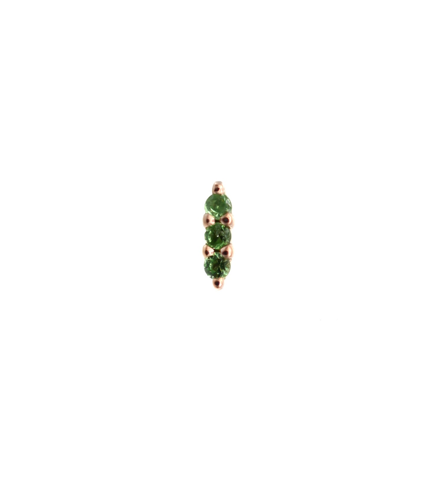 Tsavorite Mishka 3-Prong by Buddha Jewelry