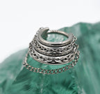 Titanium Chained Quintuple Clicker by Zadamer