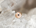 Rose Gold Hammered Dome by Junipurr
