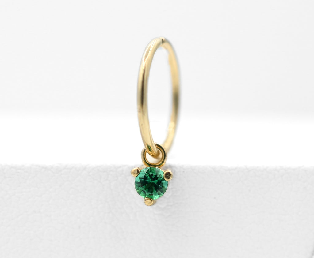 Emerald "Sin Fin" Charm by Hialeah Fine Jewelry