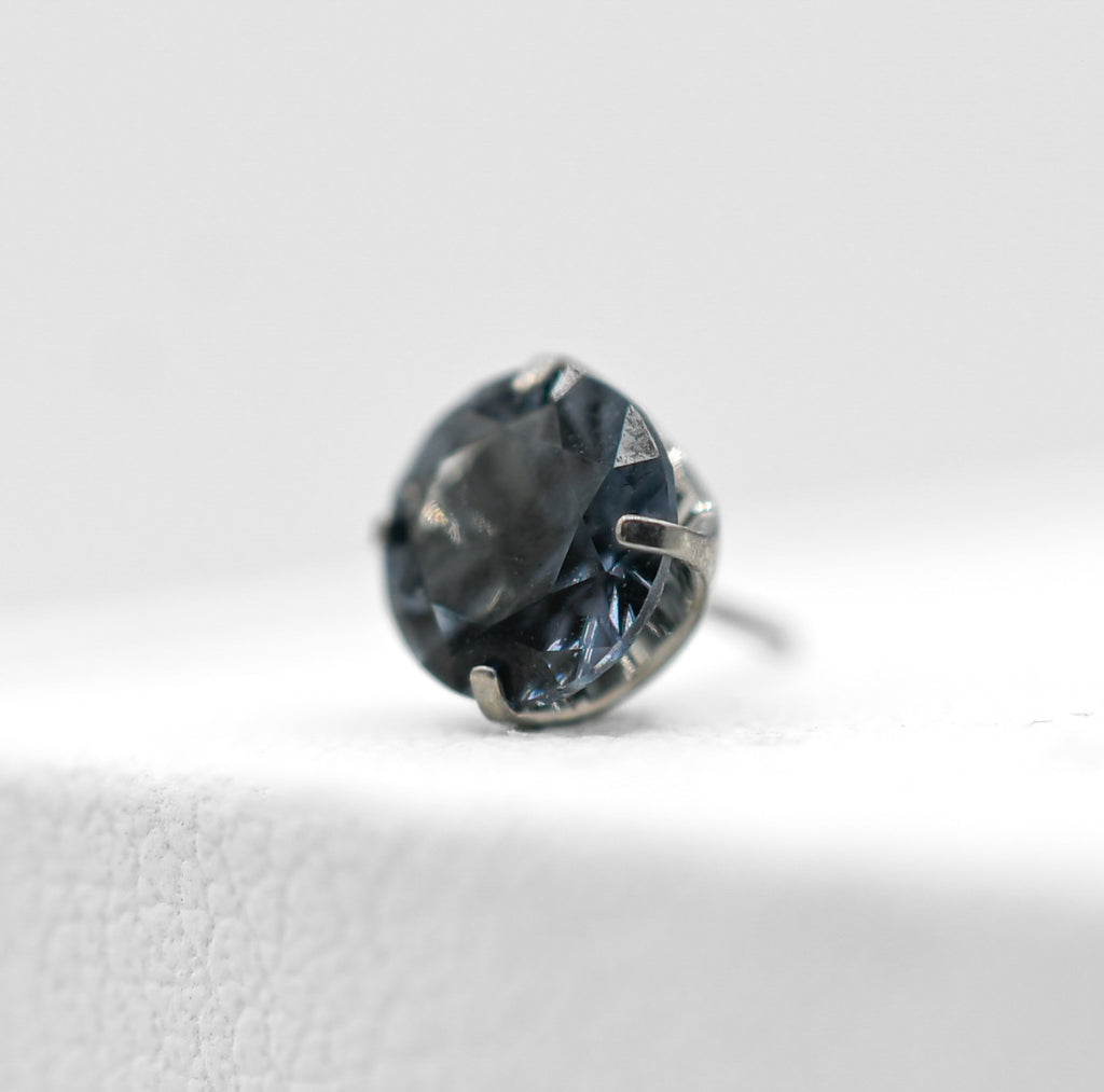 Ocean Gray CZ Prong by NeoMetal