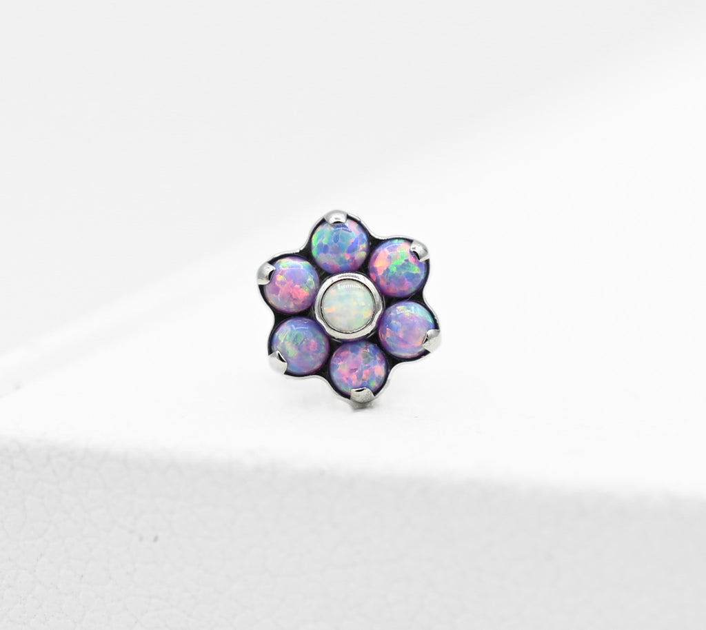 16g Threaded Flower #5 (2mm Gems) by Industrial Strength