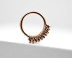 Beaded Seam Ring by Dusk Body Jewelry