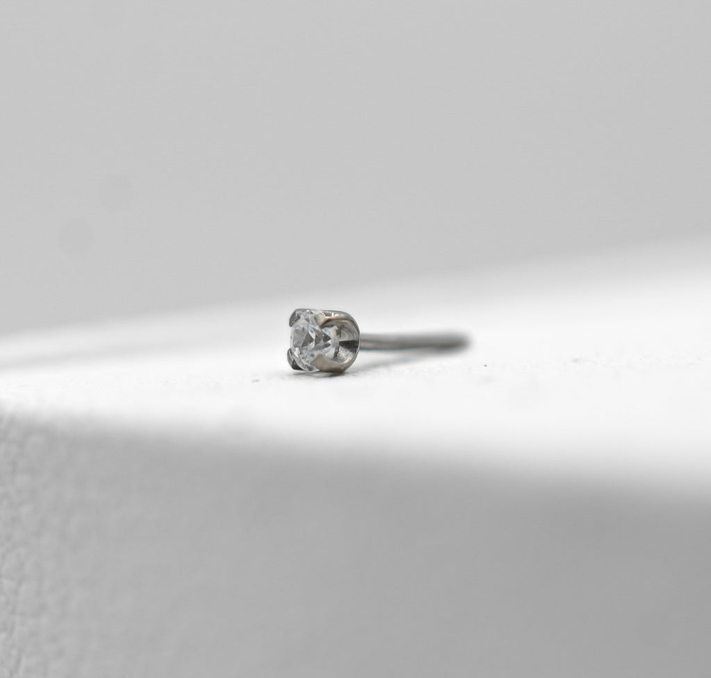 Clear CZ Prong by NeoMetal