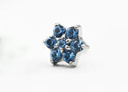 Titanium Flower Gem Six Petal by Junipurr