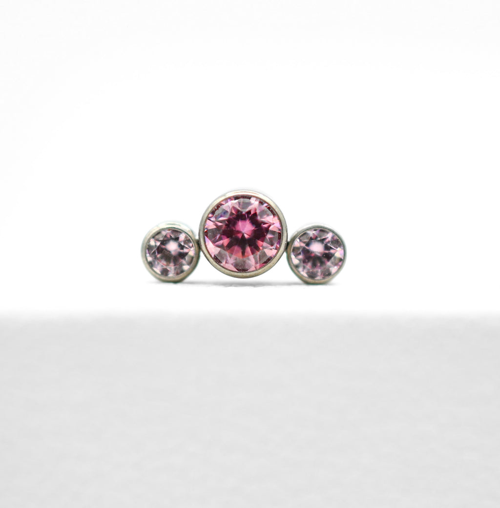 3-Gem Pink Power Dreamland Cluster by NeoMetal