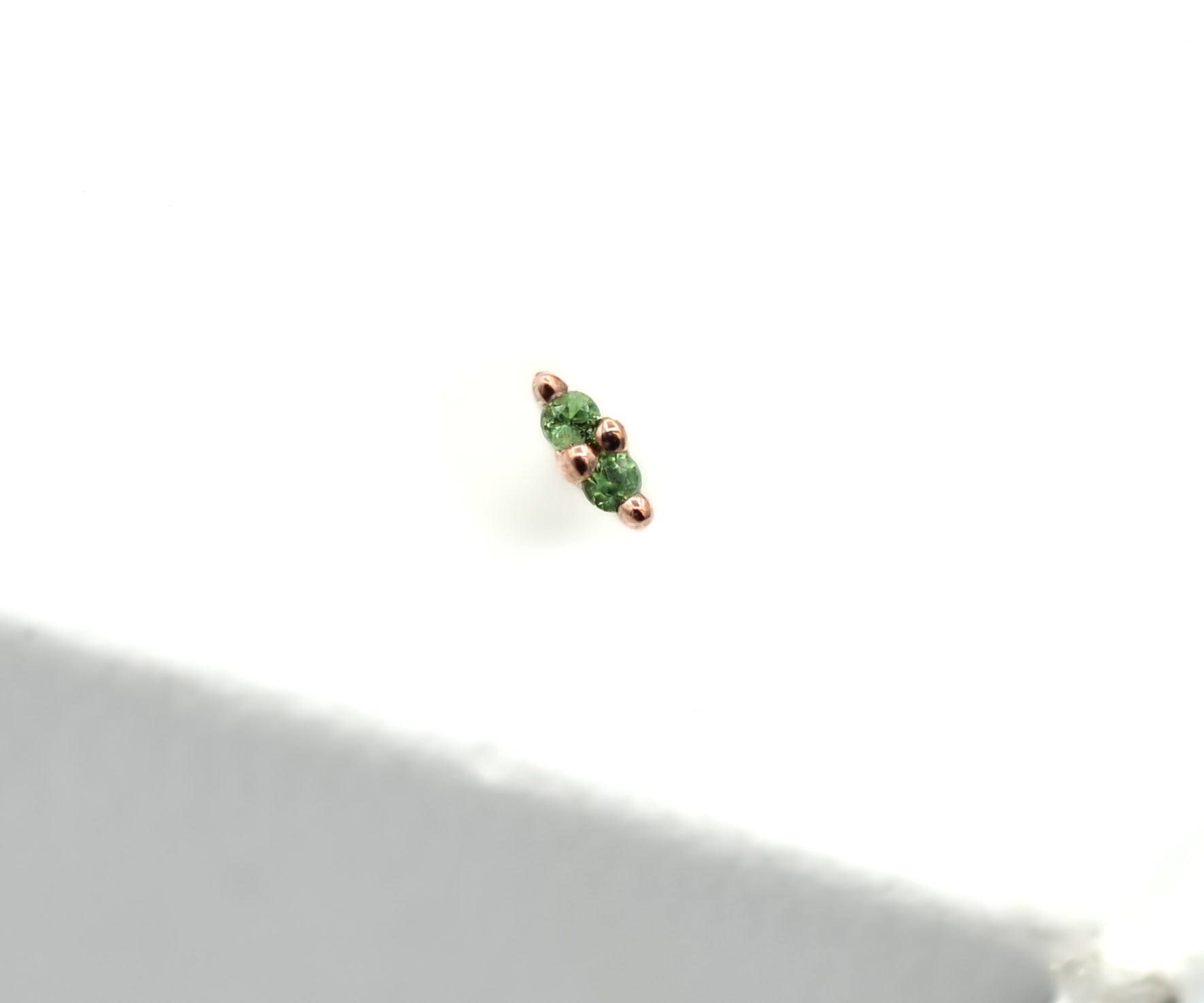 Tsavorite Mishka 2-Prong by Buddha Jewelry
