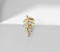Growth Threadless End with CZ by Buddha Jewelry