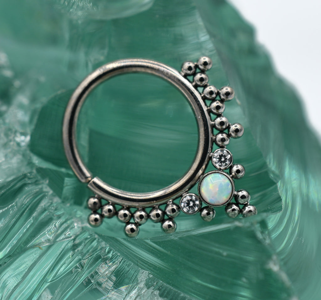 Titanium Feray Haute Couture Seam Ring (HSMR-B) by Leroi