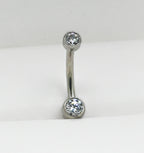 Double Bezel Rook Curve (3mm Gems) by Industrial Strength