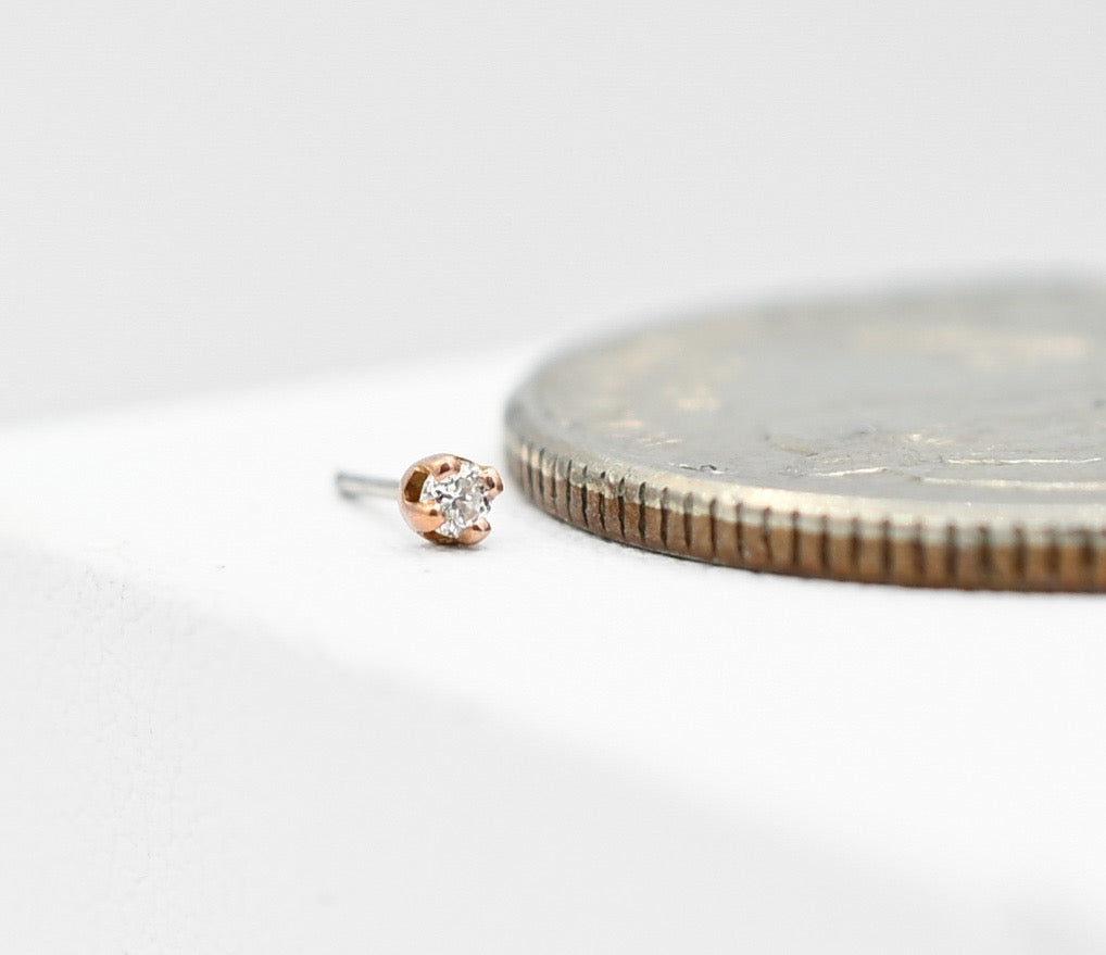 Prong-Set Diamond by Body Gems