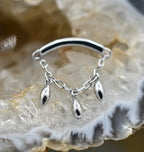 Dripping Marquise Bead Bar End by Modern Mood