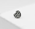 Titanium Hammered Heart by Junipurr