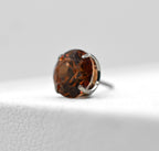 Chocolate Brown CZ Prong by NeoMetal