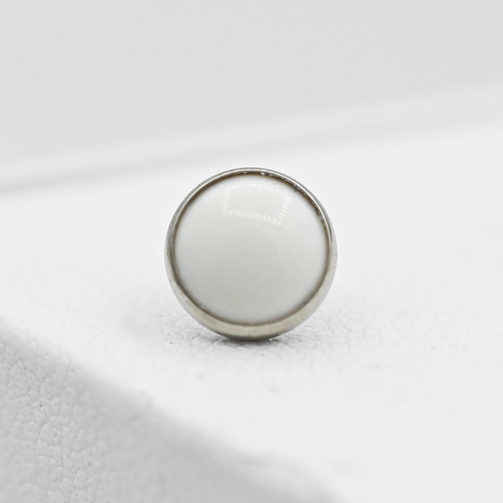 Coral White Cabochon by NeoMetal