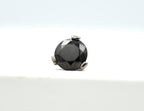 Prong Brilliant Cut 6mm CZ Threaded End