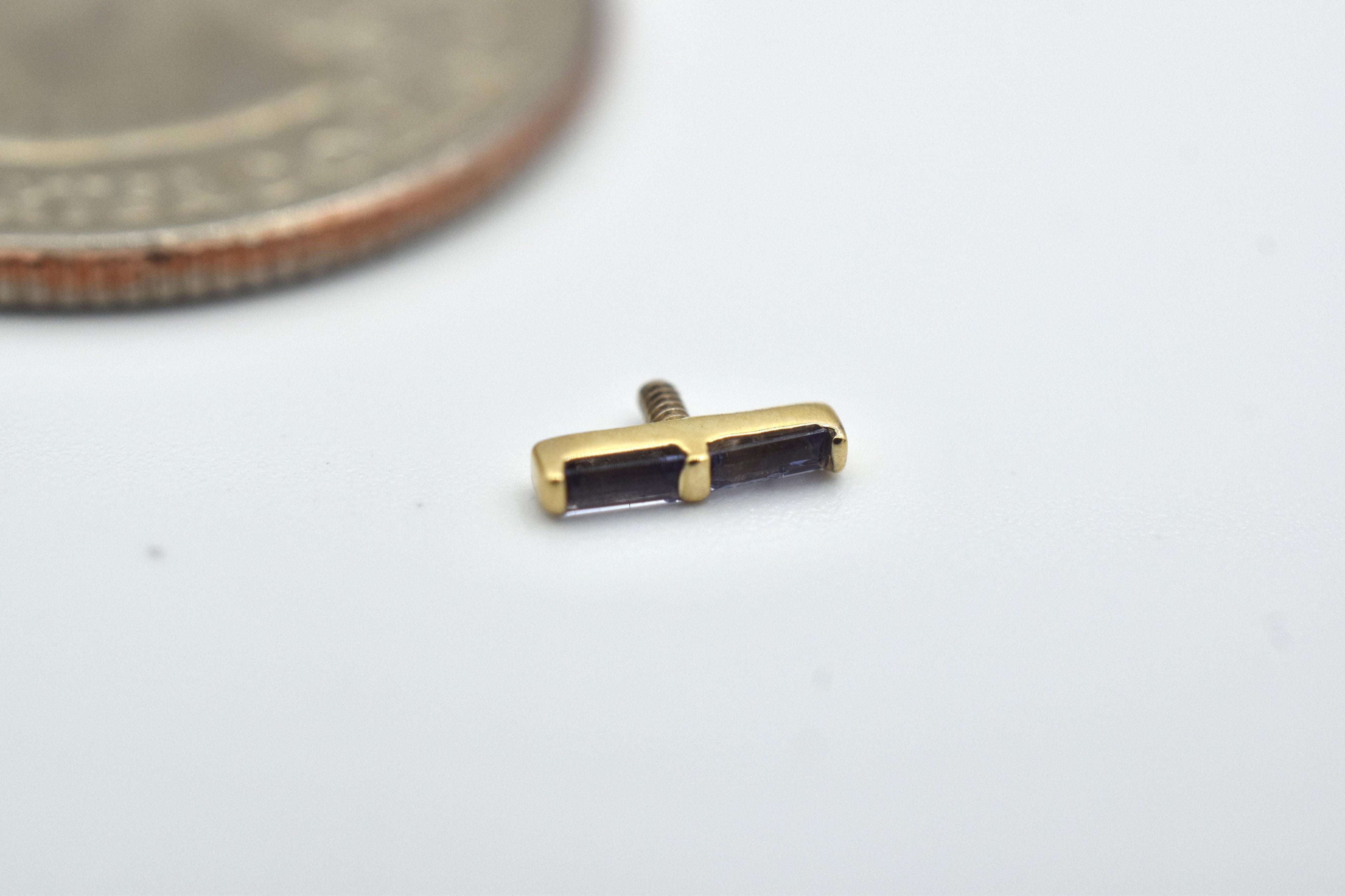 Rosalia Iolite Double Baguette by BVLA