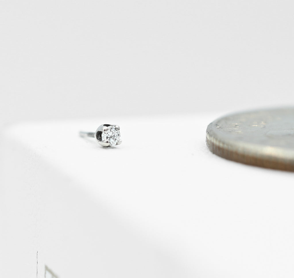 Prong-Set Diamond by Body Gems