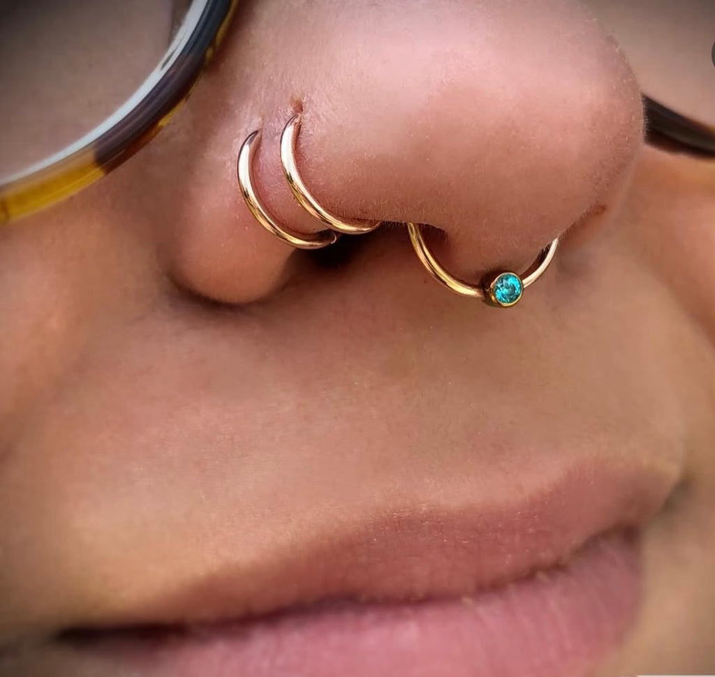 18g Yellow Gold Seam Ring