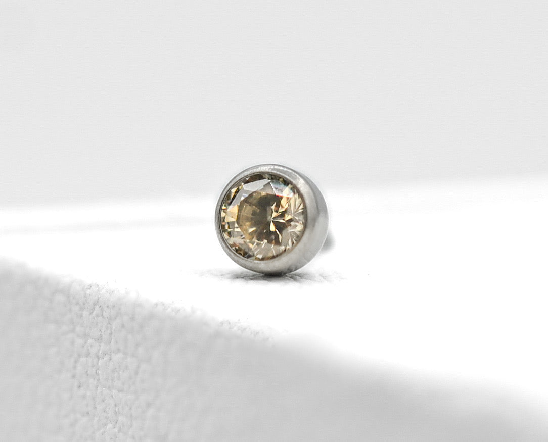 Champagne CZ Bezel by NeoMetal
