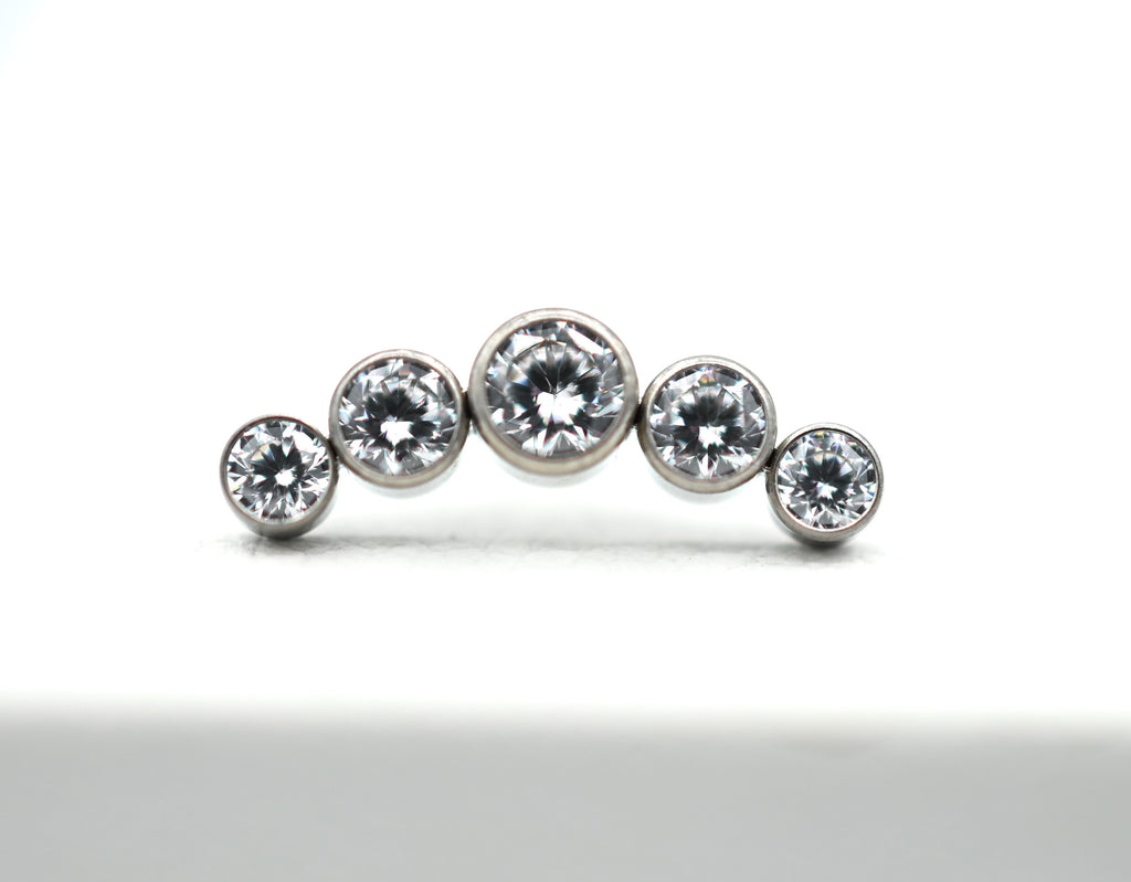 5 Gem Faceted Cluster by NeoMetal
