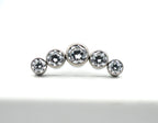 5 Gem Faceted Cluster by NeoMetal