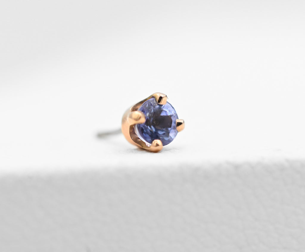 Prong-Set Tanzanite by Sleeping Goddess