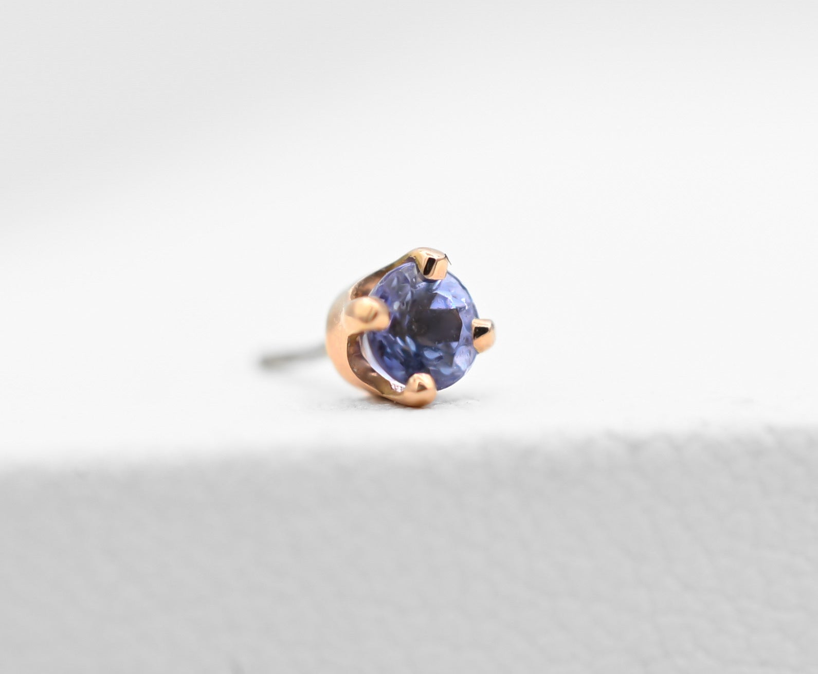 Prong-Set Tanzanite by Sleeping Goddess