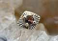Andalusite with Rhombus Ray Gold Edge by Modern Mood