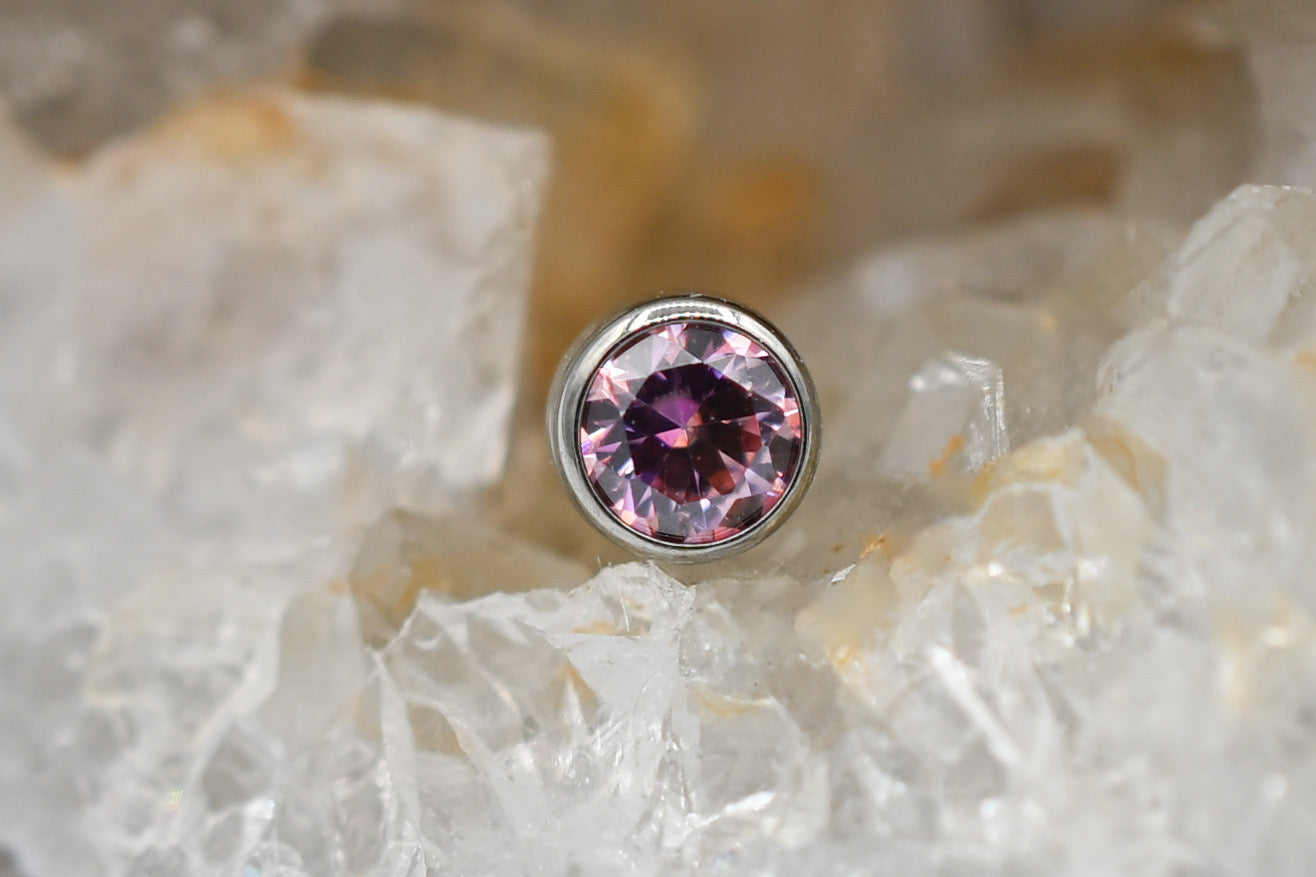 Pink CZ Bezel by NeoMetal