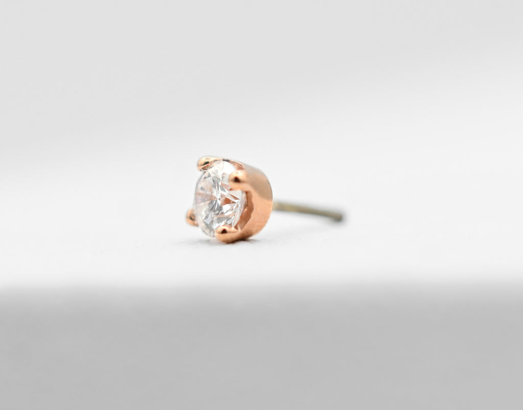 Round Prong-Set Diamond by BVLA