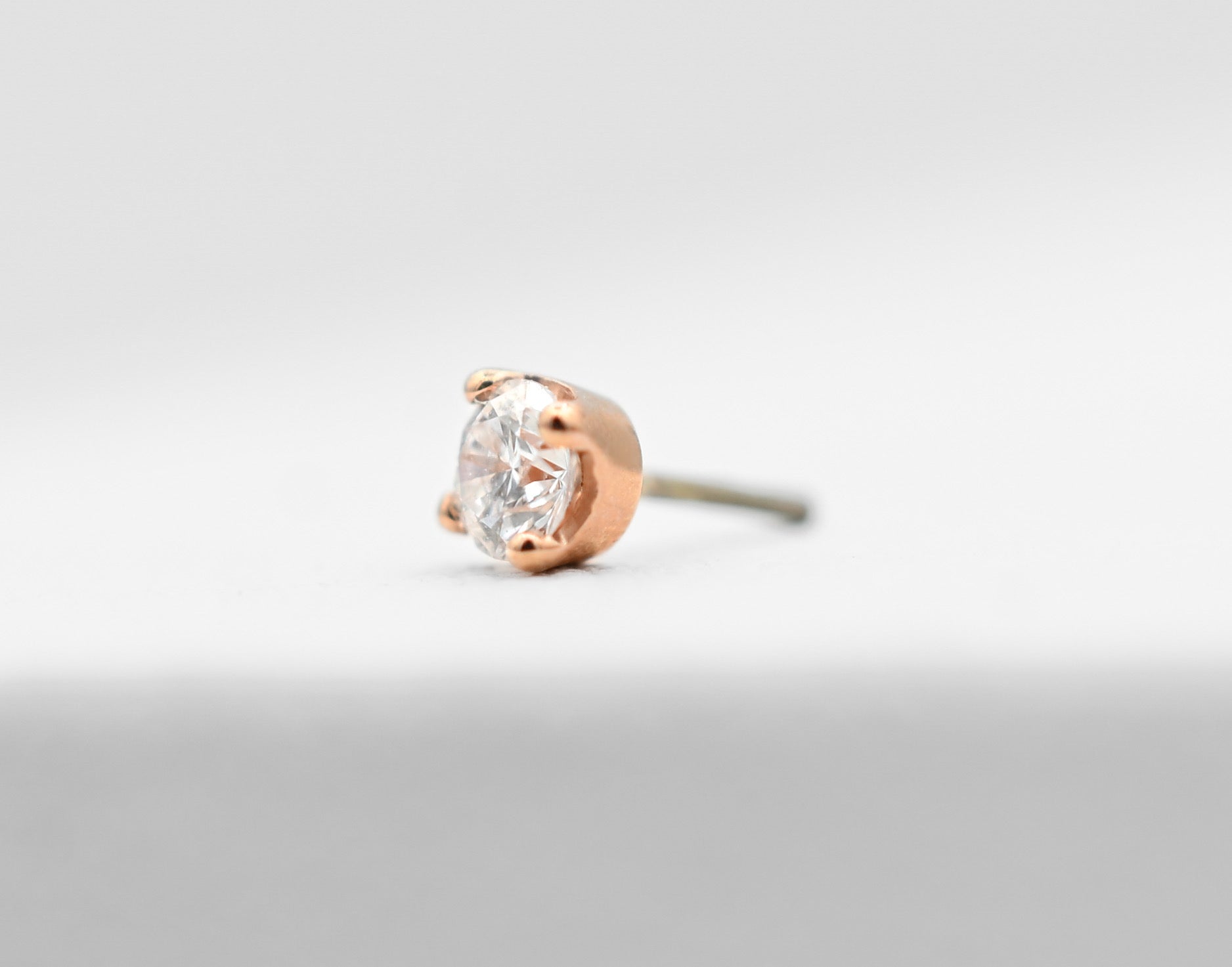 Round Prong-Set Diamond by BVLA