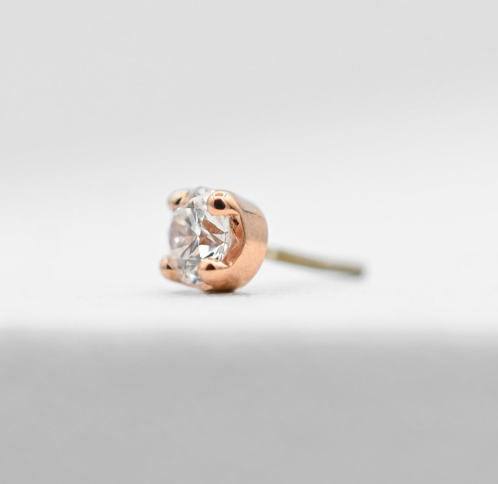 Round Prong-Set Diamond by BVLA