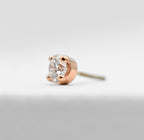 Round Prong-Set Diamond by BVLA