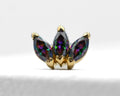 Triple Marquise Fan Color CZ by Junipurr