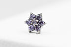 Titanium Flower Gem Six Petal by Junipurr